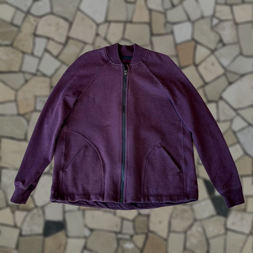 Lululemon Lululemon Pleat To Street Bomber Jacket Women’s 6 Burgundy Distressed Size M / US 6-8 / IT 42-44 - 1 Thumbnail