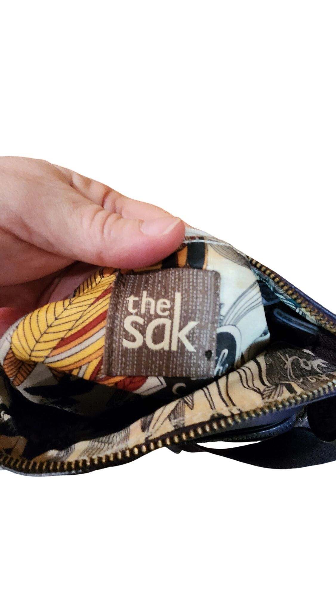 The Sak The Sak Lucia leather crossbody bag in a dark purple Size ONE SIZE - 11 Thumbnail