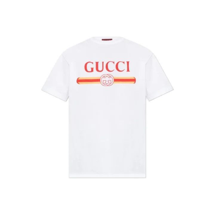 Gucci GUCCI Logo Print Short Sleeve T-Shirt-2507 Size XS / US 0-2 / IT 36-38 - 6 Thumbnail