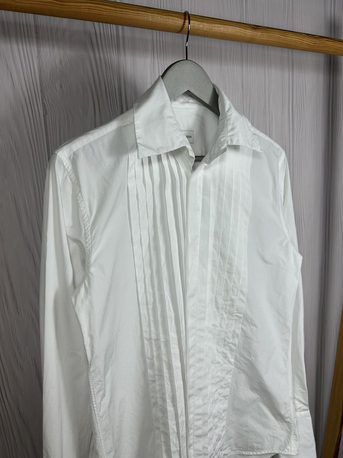 Jil Sander Jil Sander Pleated Dress Shirt 38 Button Up Size US M / EU 48-50 / 2 - 3 Thumbnail