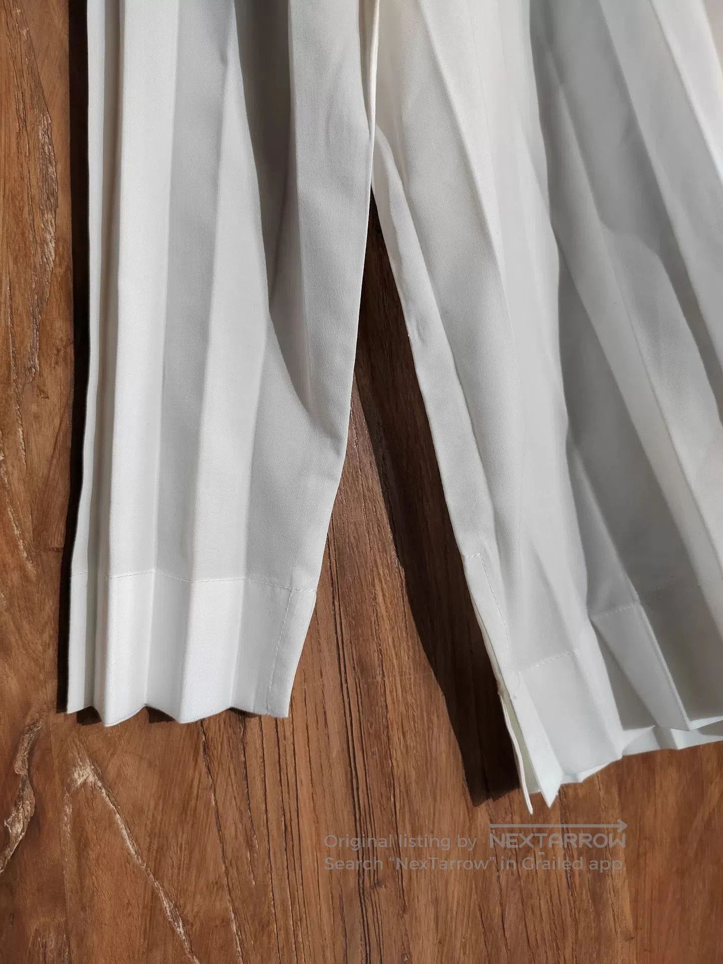 Issey Miyake Issey Miyake Pleated White Shirt. Size L / US 10 / IT 46 - 3 Thumbnail