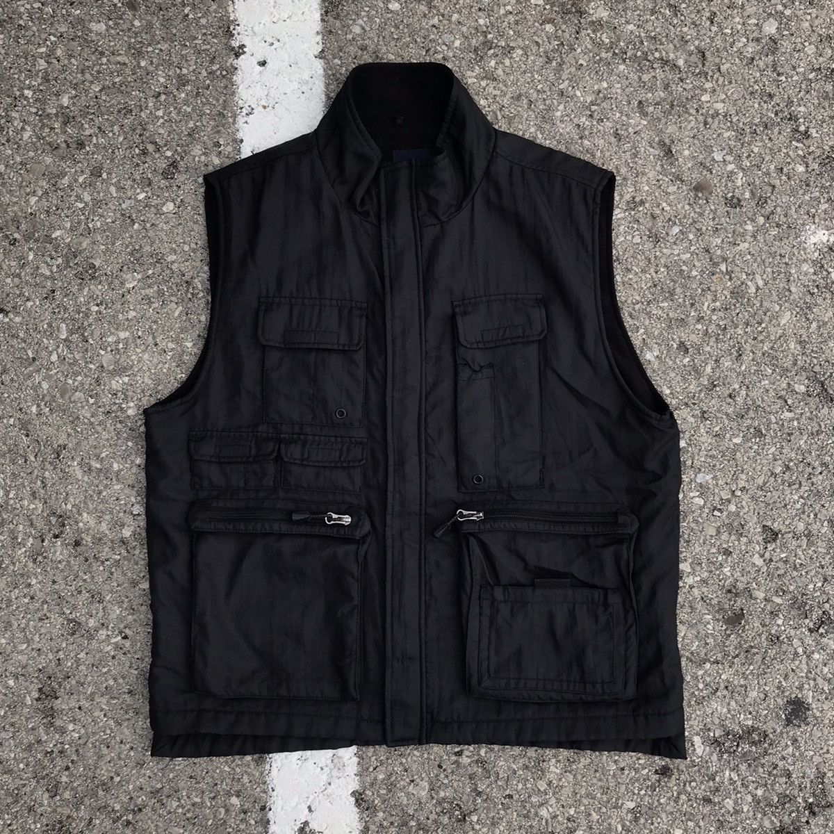 Gap × Vintage Vintage 00s Gap fleece lined cargo Utility vest Sz M Size US M / EU 48-50 / 2 - 1 Thumbnail
