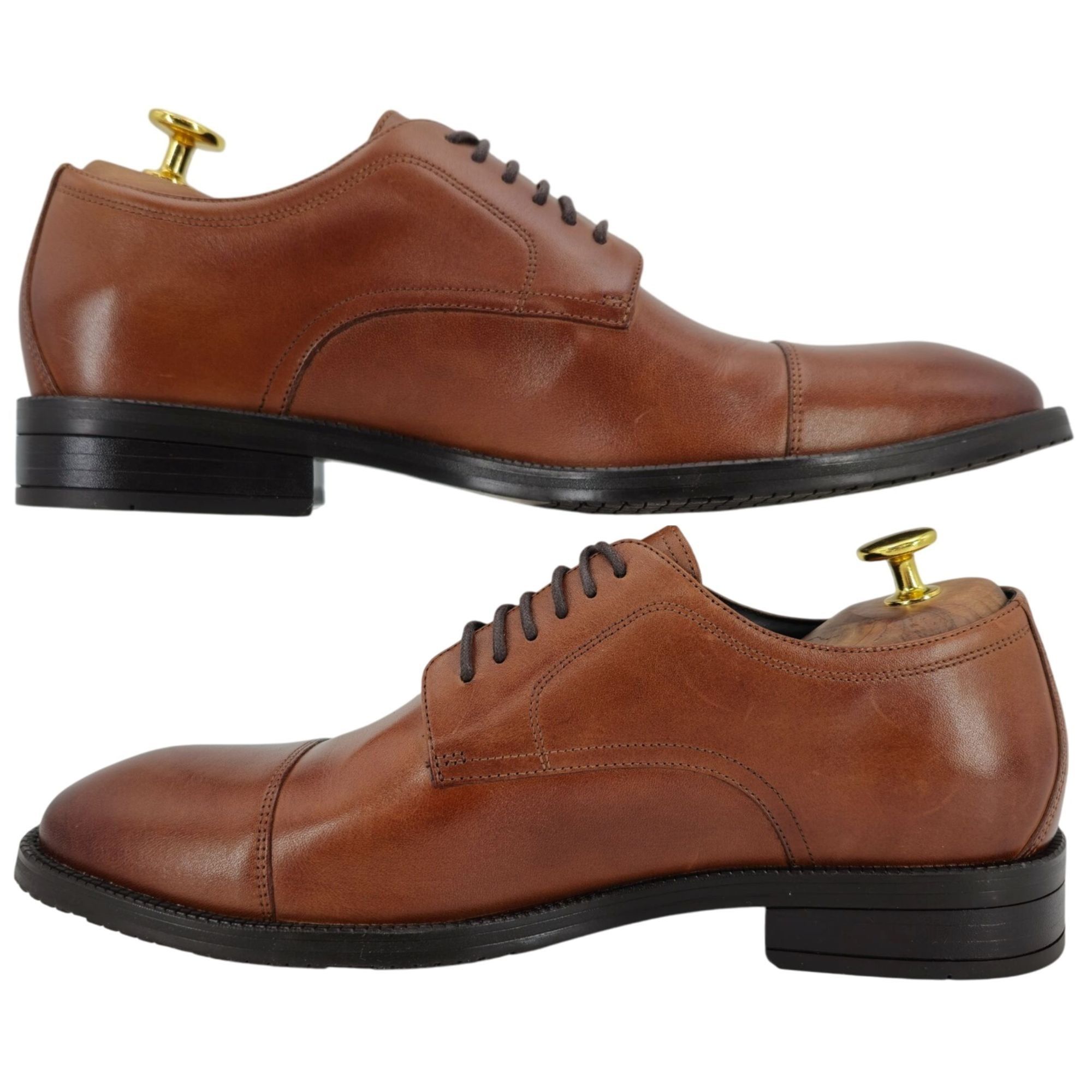 Cole Haan NEW Cole Haan Modern Essentials Brown Leather Dress Shoe 8.5 Size US 8.5 / EU 41-42 - 4 Thumbnail
