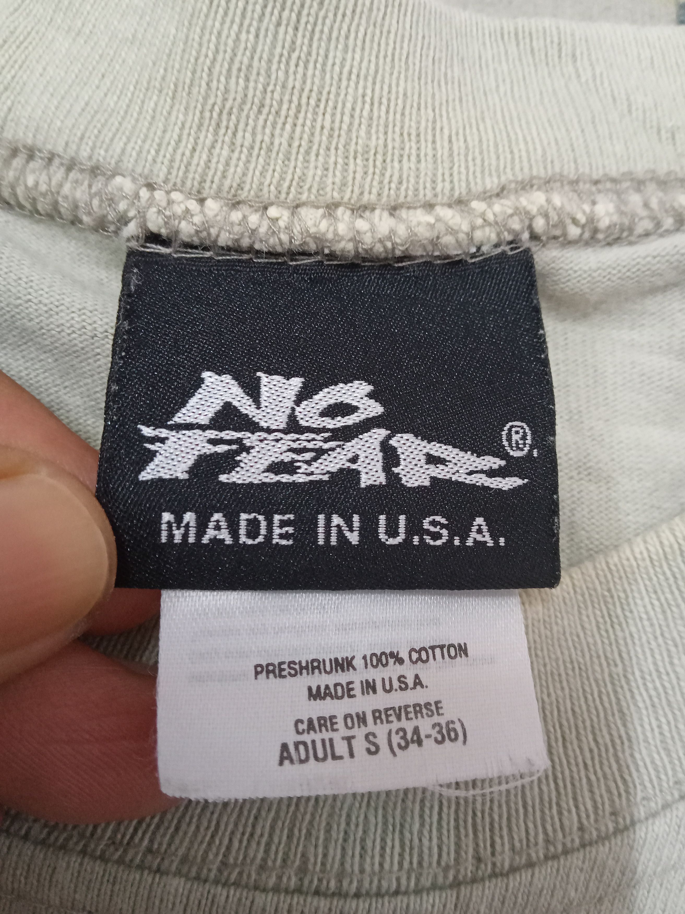 No Fear No Fear Vintage Long Sleeve T Shirt Size US S / EU 44-46 / 1 - 3 Thumbnail