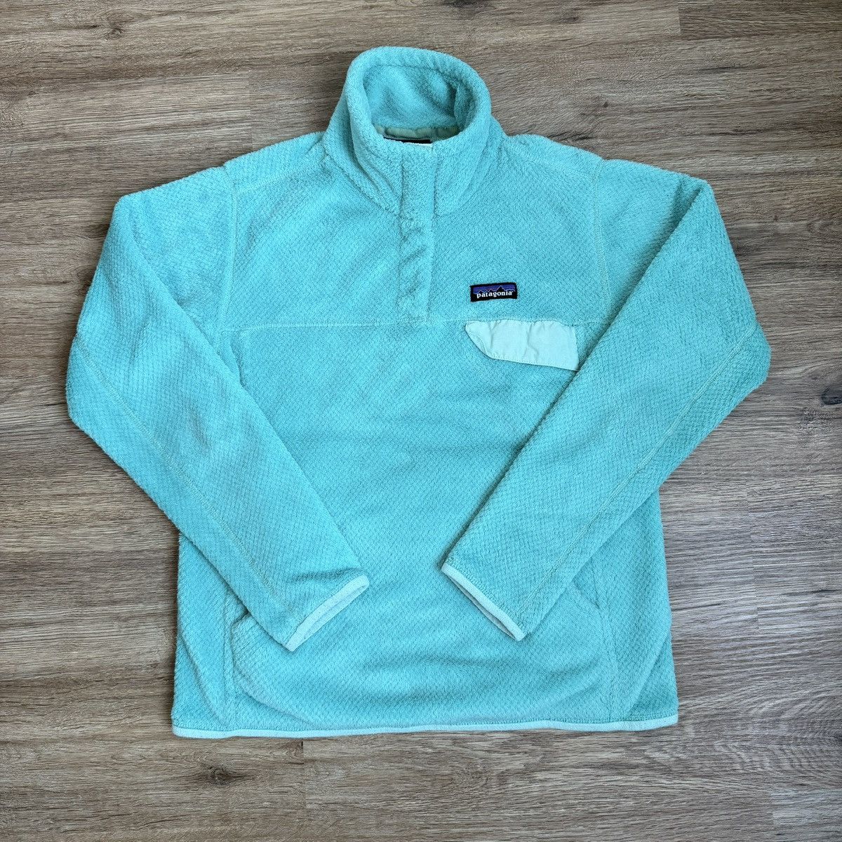 Patagonia Patagonia Women Tiffany Blue Fleece Pullover Size M / US 6-8 / IT 42-44 - 1 Thumbnail