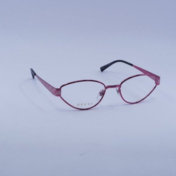 Gucci Gucci GG1853O 003 Eyeglasses Fuchsia with GG Pattern 54mm Size ONE SIZE - 3 Thumbnail