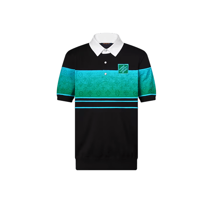 Louis Vuitton Iridescent Jacquard Short-Sleeved Polo Size US XS / EU 42 / 0 - 1 Thumbnail
