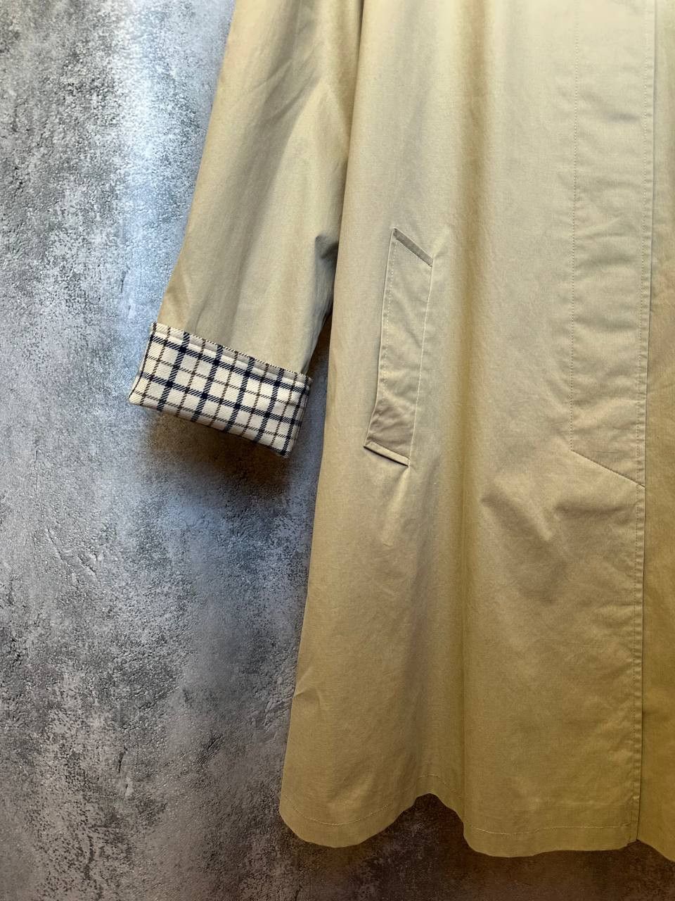 Aquascutum Aquascutum of London Trench Coat Vintage Beige Check Lining Size US L / EU 52-54 / 3 - 7 Thumbnail