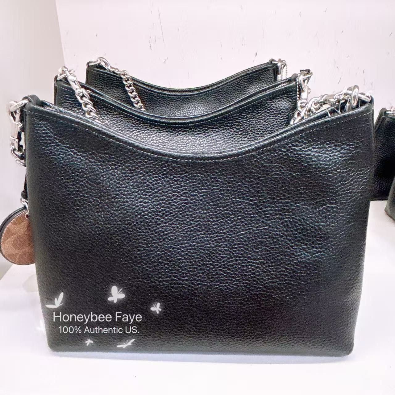 Coach Laurel Shoulder Bag With Mirror Charm And Pouch CBI94 Size ONE SIZE - 3 Thumbnail
