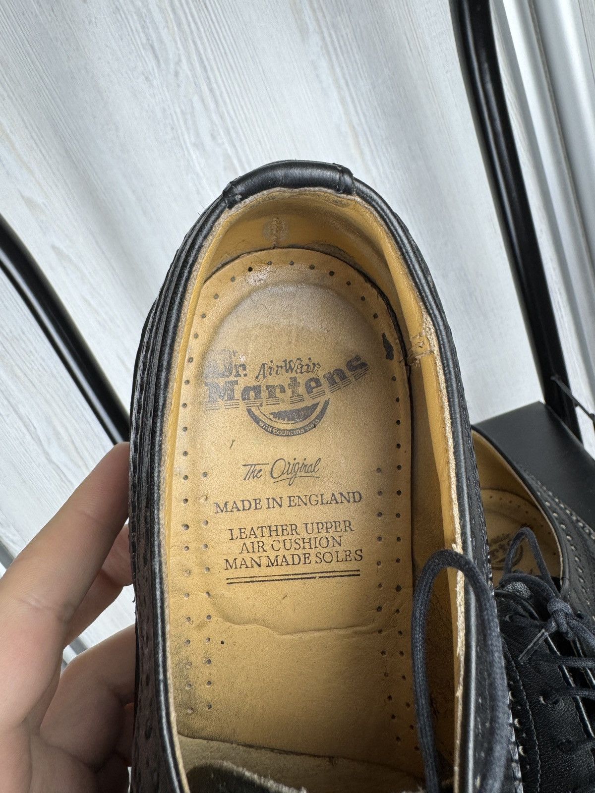 Dr. Martens Dr. Martens Leather Brogue Wingtip Oxfords England shoes Size US 10 / EU 43 - 14 Thumbnail