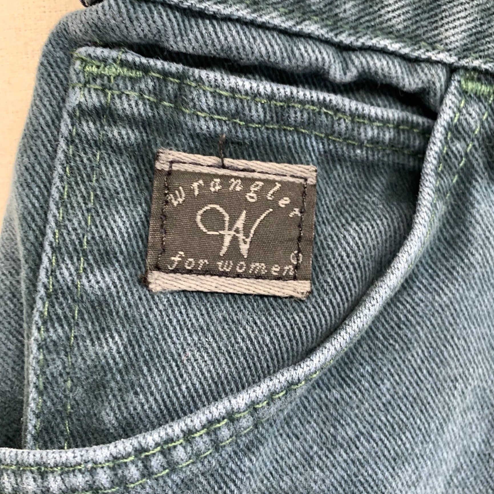 Wrangler VINTAGE Wrangler Jeans Denim 1980s Women's 32x26 USA Made Green High-Rise Mom Fit 5-Pocket Size 24" / US 00 / IT 34 - 7 Thumbnail