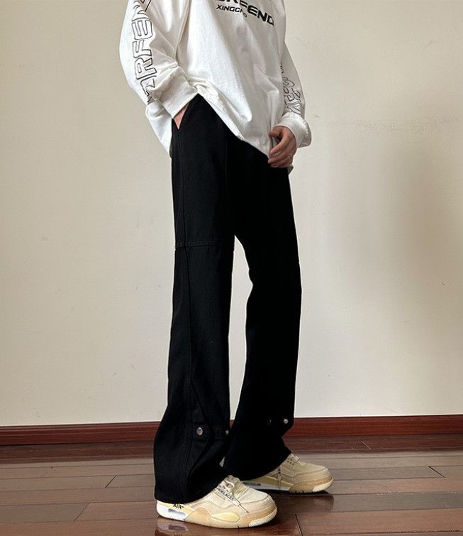 Japanese Brand High Street Men's Button-Down Flare Work Jeans Y2K Size US 32 / EU 48 - 2 Thumbnail