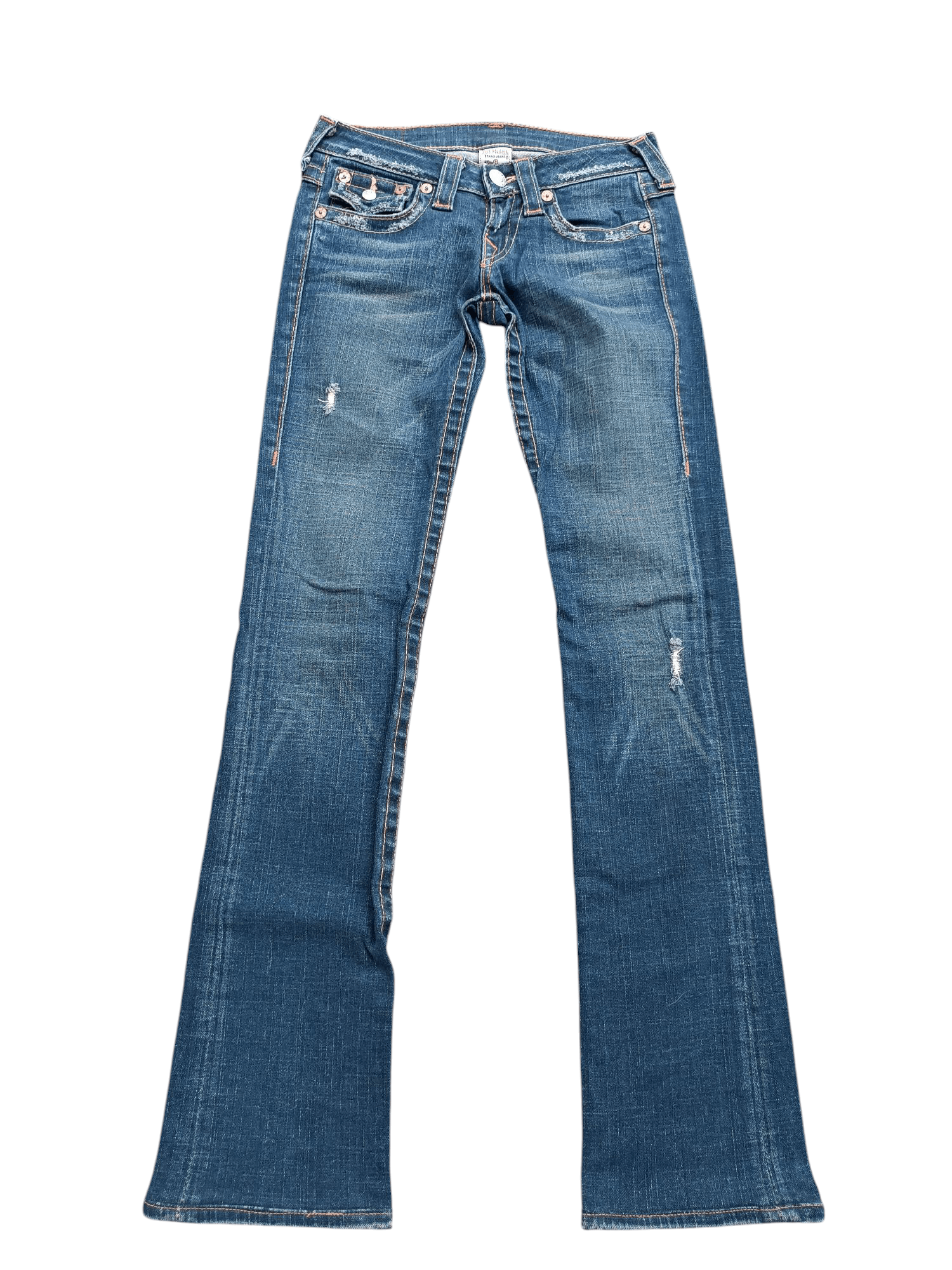 True Religion × Vintage VINTAGE TRUE RELIGION BILLY DISTRESSED DENIM TR023 Size 26" / US 2 / IT 38 - 1 Thumbnail