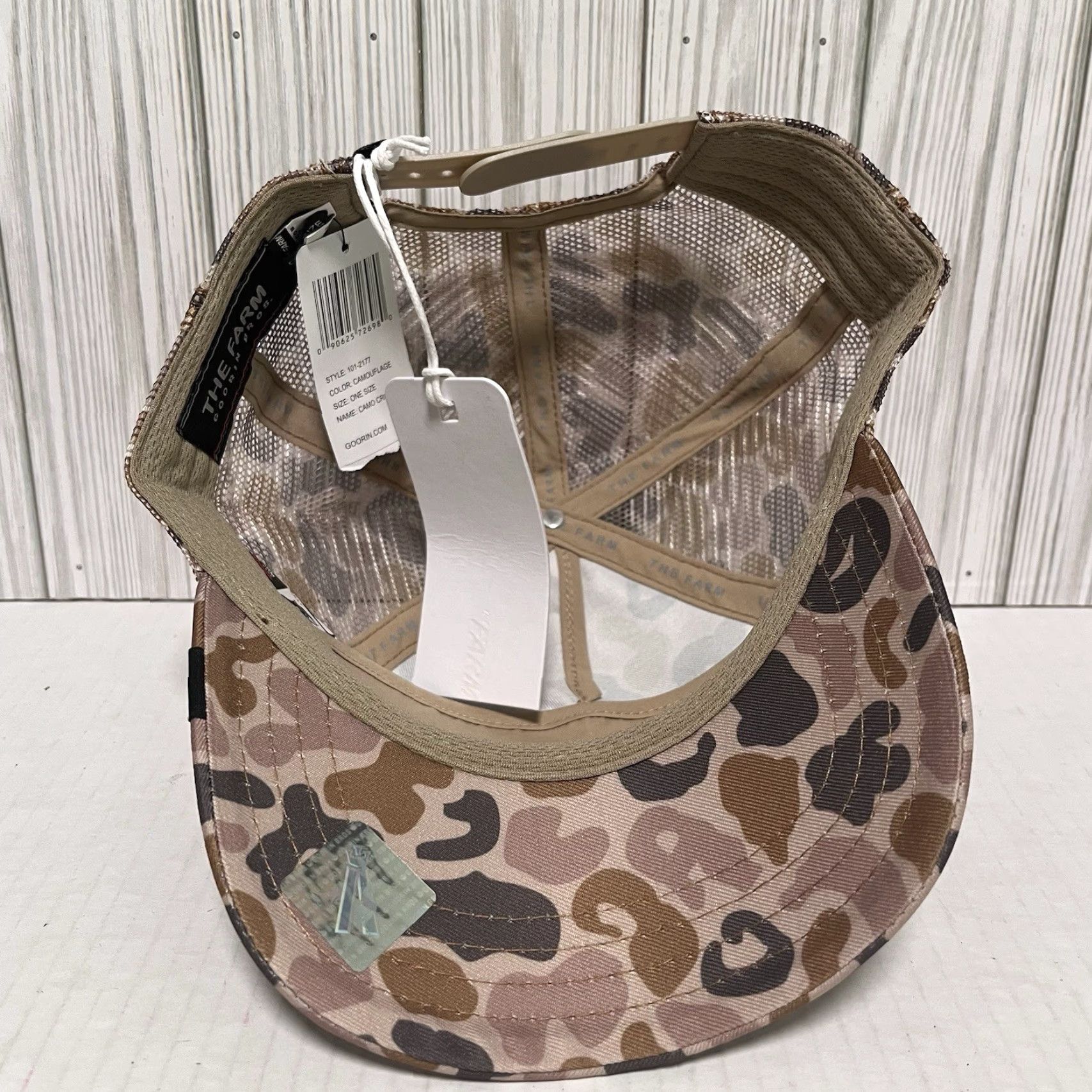 Goorin Bros. Goorin Bros Hat Cap Snapback The Farm Duck Camo Crush Trucker Camouflage Brown Size ONE SIZE - 7 Thumbnail
