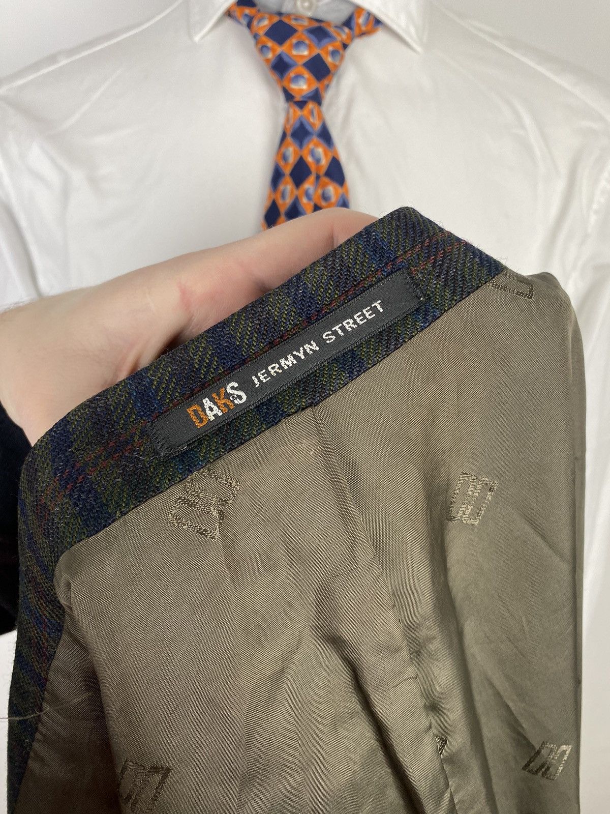 DAKS × Vintage Men’s Vintage DAKS Wool Two Piece Blazer size 44 Size 44R - 7 Thumbnail
