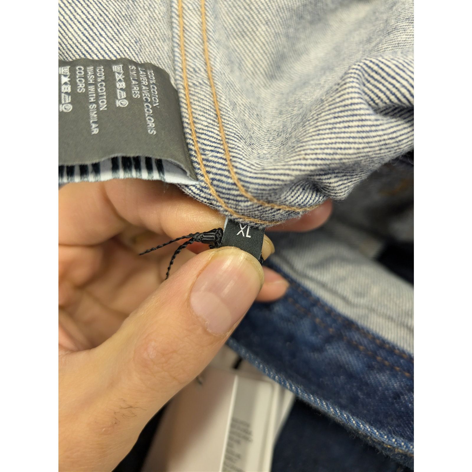 Celine o1rshd1 CELINE PARIS patch on the back Trucker Denim Jacket Size US XL / EU 56 / 4 - 17 Thumbnail