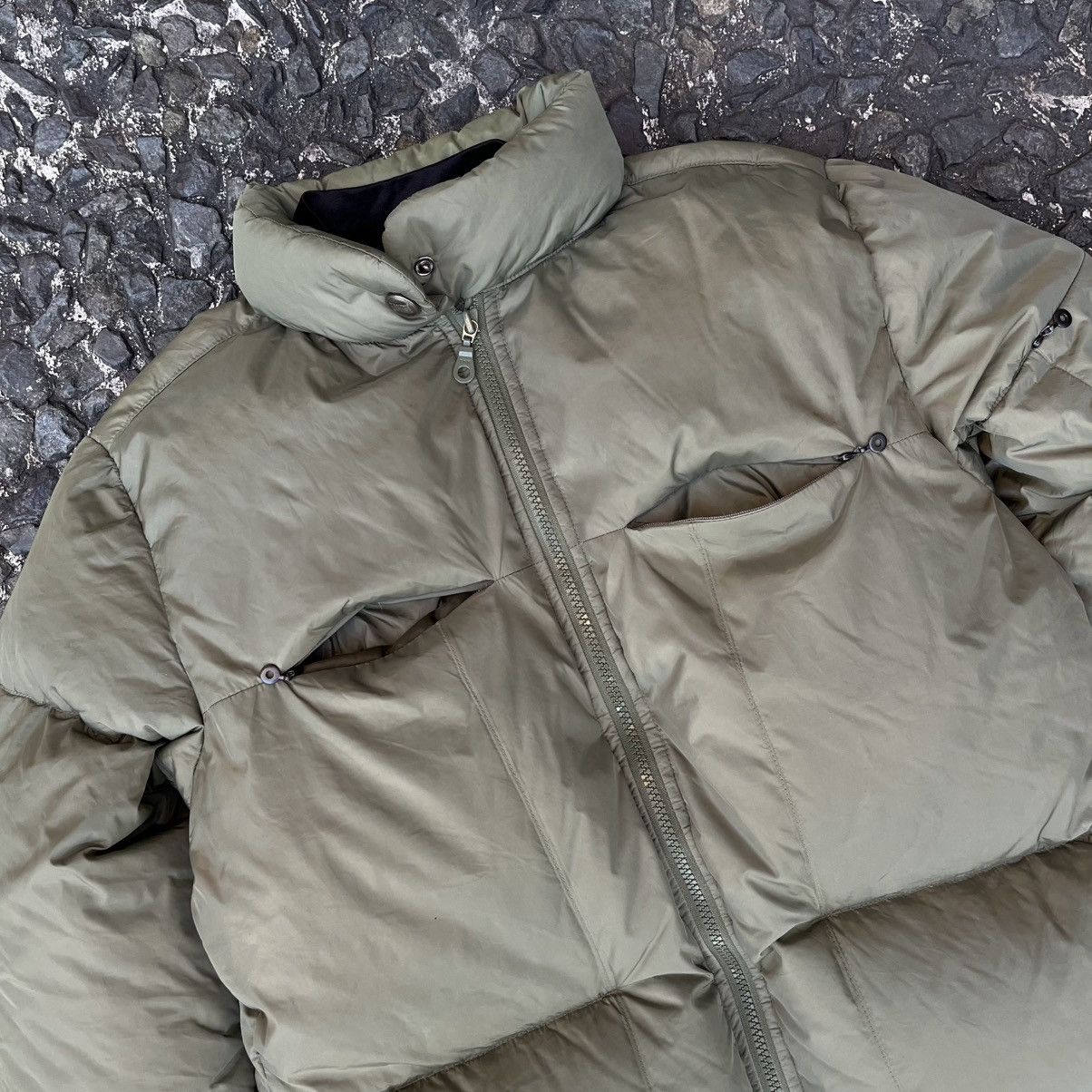Marithe + Francois Girbaud Marithe Francois Girbaud Concealed Pocket Goose Down Jacket Size M / US 6-8 / IT 42-44 - 6 Thumbnail
