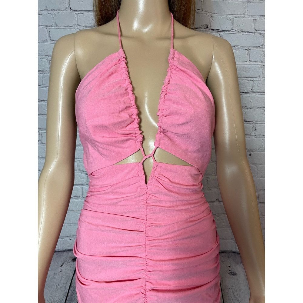 Zara NWT New Zara Pink Cut Out Mini Dress Size XS Size XS / US 0-2 / IT 36-38 - 3 Thumbnail