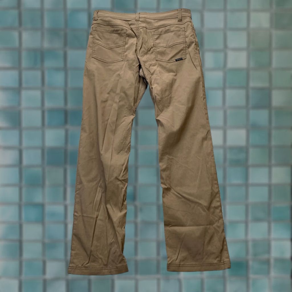 Prana prAna Pants Mens 34 Slim Straight Leg Nylon Spandex Brown 5-Pocket Workwear Travel Casual Size US 34 / EU 50 - 1 Thumbnail