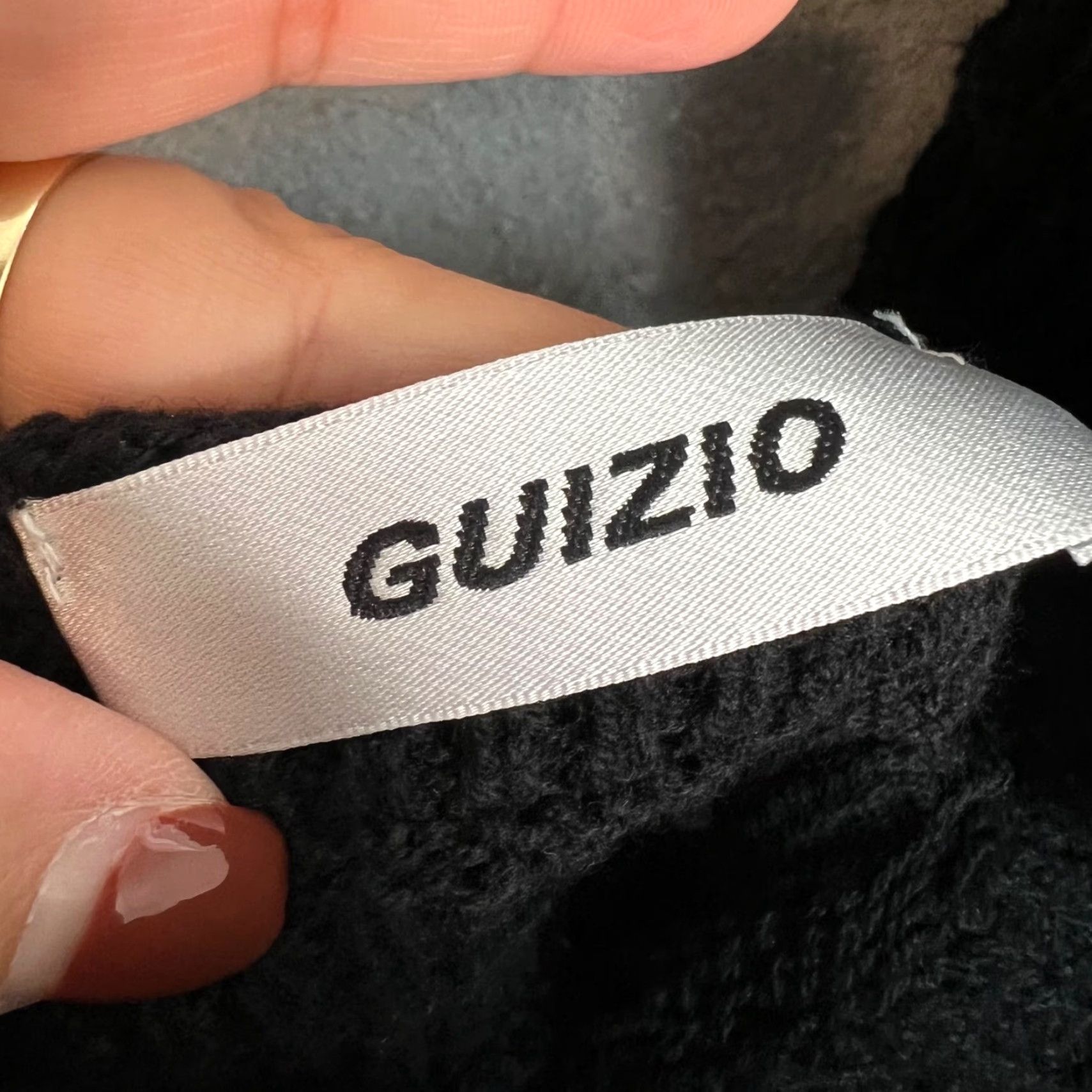 Guizio Black Crochet Halter Tank Top Keyhole Design Womens Size Small Shirt Adult Womens Small Black Crochet Halter Tank Top Guizio Womens Small