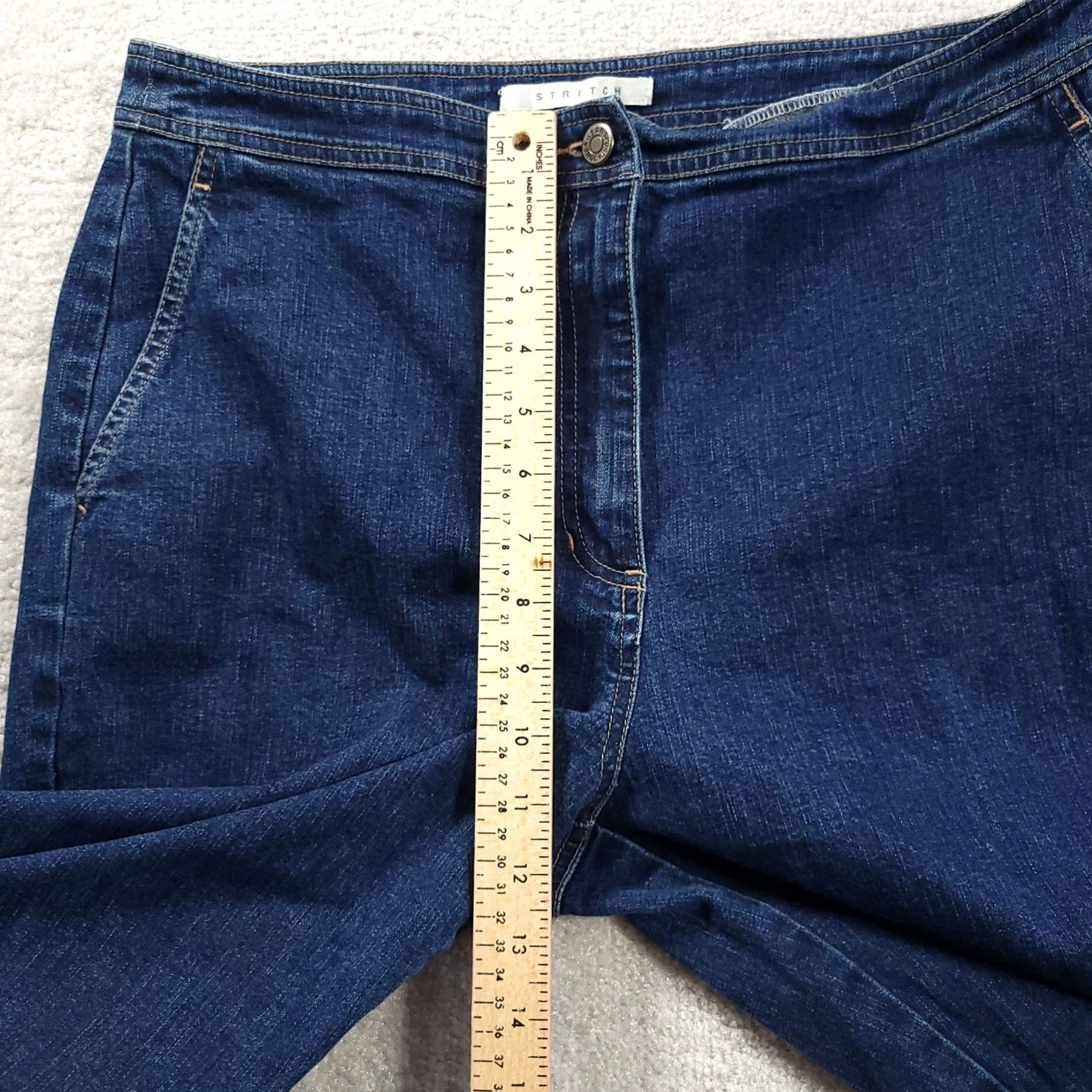 Denime Jones Wear Sport Jeans Womens 14 Straight Denim Pants Ladies Medium Wash Blue Womens Regular Jeans Tall? Size 36" / US 14 / IT 50 - 7 Thumbnail