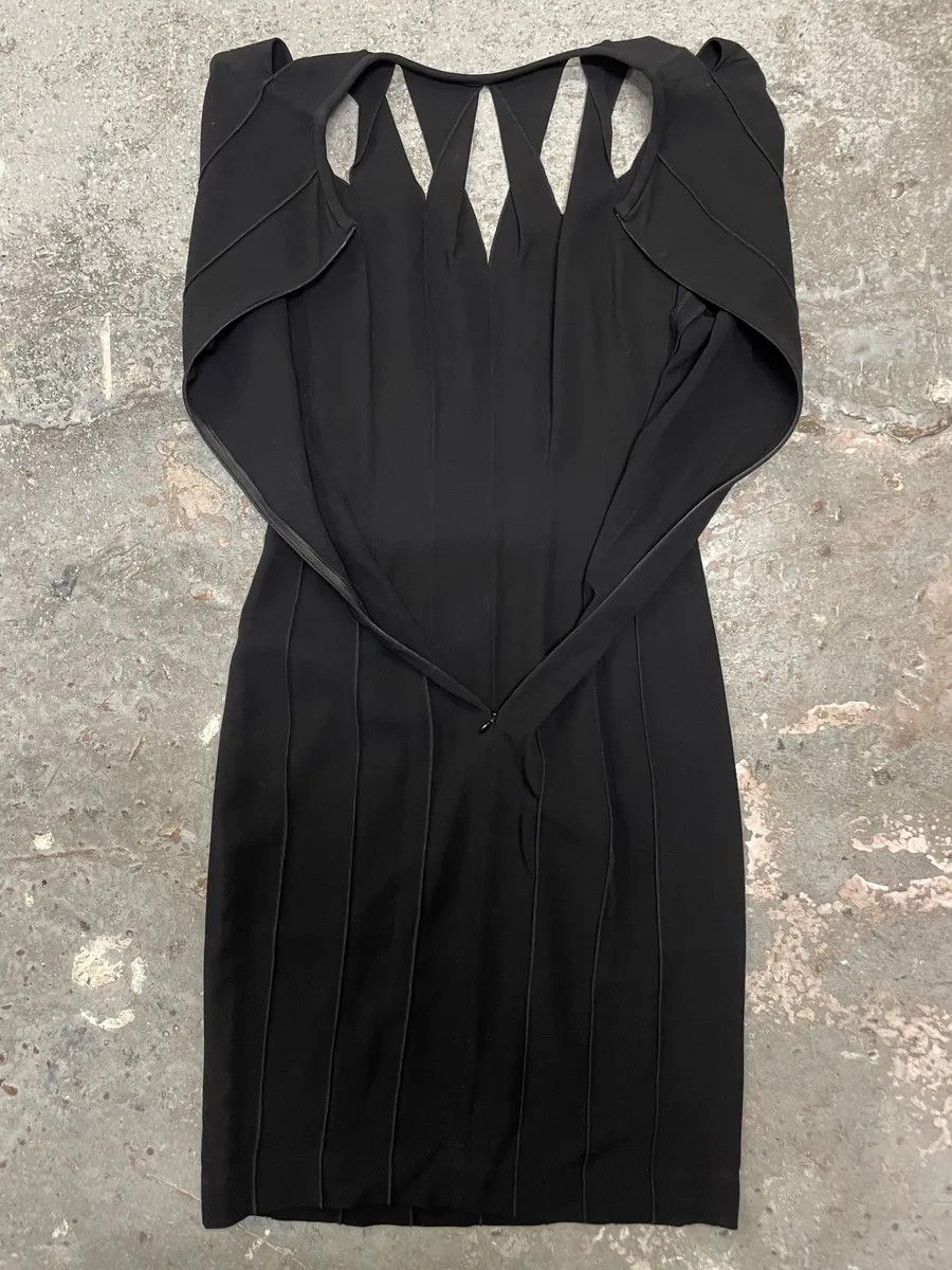 Designer × Vintage 2000s Plein Sud Back Zip Lined Minimalist Dress Size M / US 6-8 / IT 42-44 - 2 Thumbnail