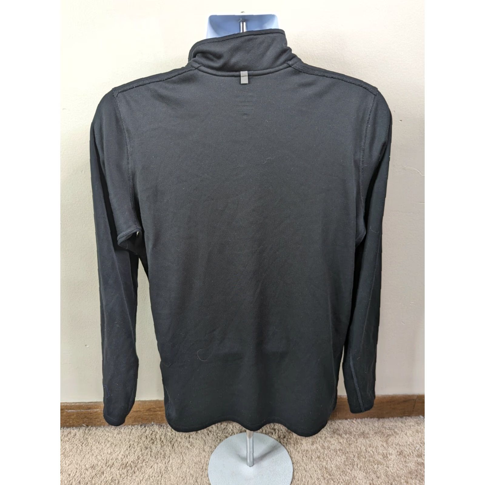 Nike NIKE Dri-Fit 1/4 Zip Sweatshirt Black Mock Neck Pullover Mens Size L Shirt Size US L / EU 52-54 / 3 - 4 Thumbnail