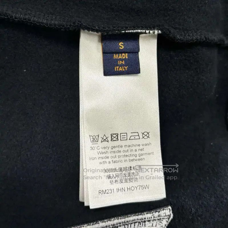 Louis Vuitton Louis Vuitton Black Cotton Long Sleeve Hoodie . Size US S / EU 44-46 / 1 - 6 Thumbnail