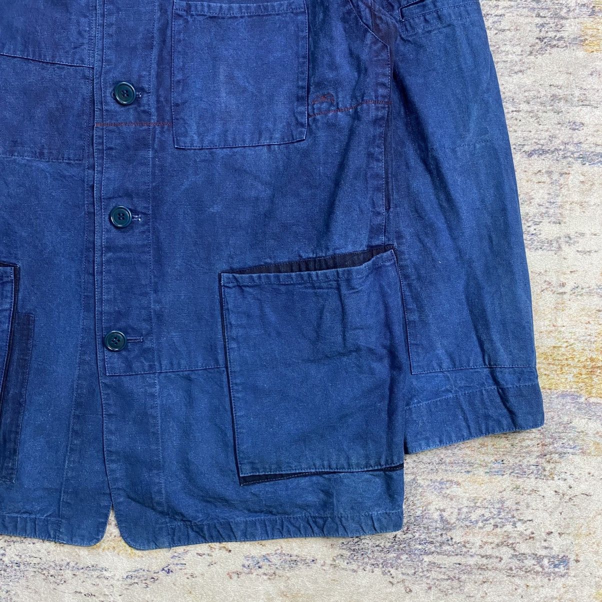 Blue Blue Japan × Indigo × Kapital Blue blue japan arigato reversible indigo chore jacket Size US L / EU 52-54 / 3 - 13 Thumbnail