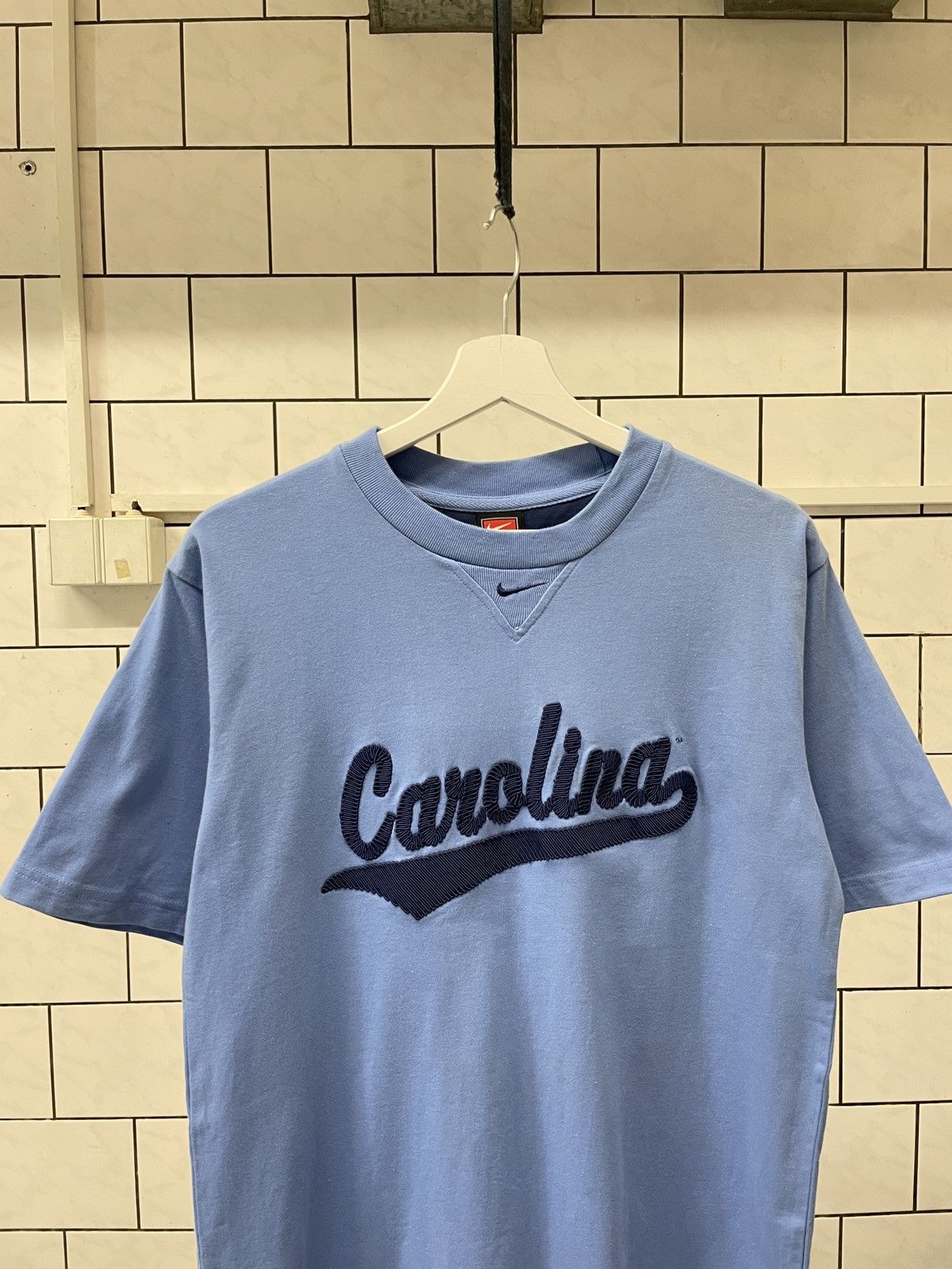 JNCO × Nike × Vintage Nike center swoosh Carolina vintage 90s t shirt y2k Size US M / EU 48-50 / 2 - 4 Thumbnail