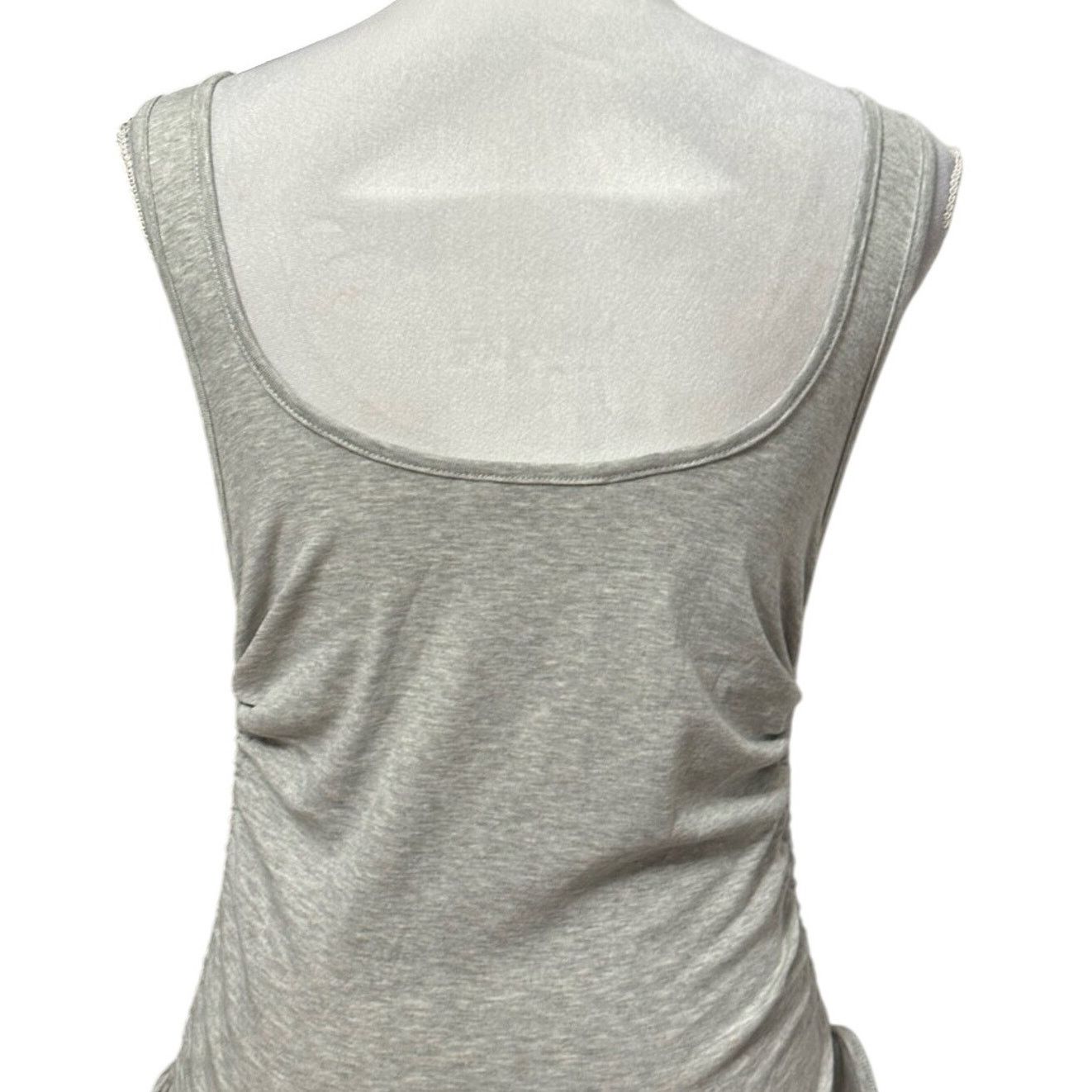 Other 4th + Reckless Tank Gray Sleeveless Scoop Neck Ruched M New Size M / US 6-8 / IT 42-44 - 6 Thumbnail