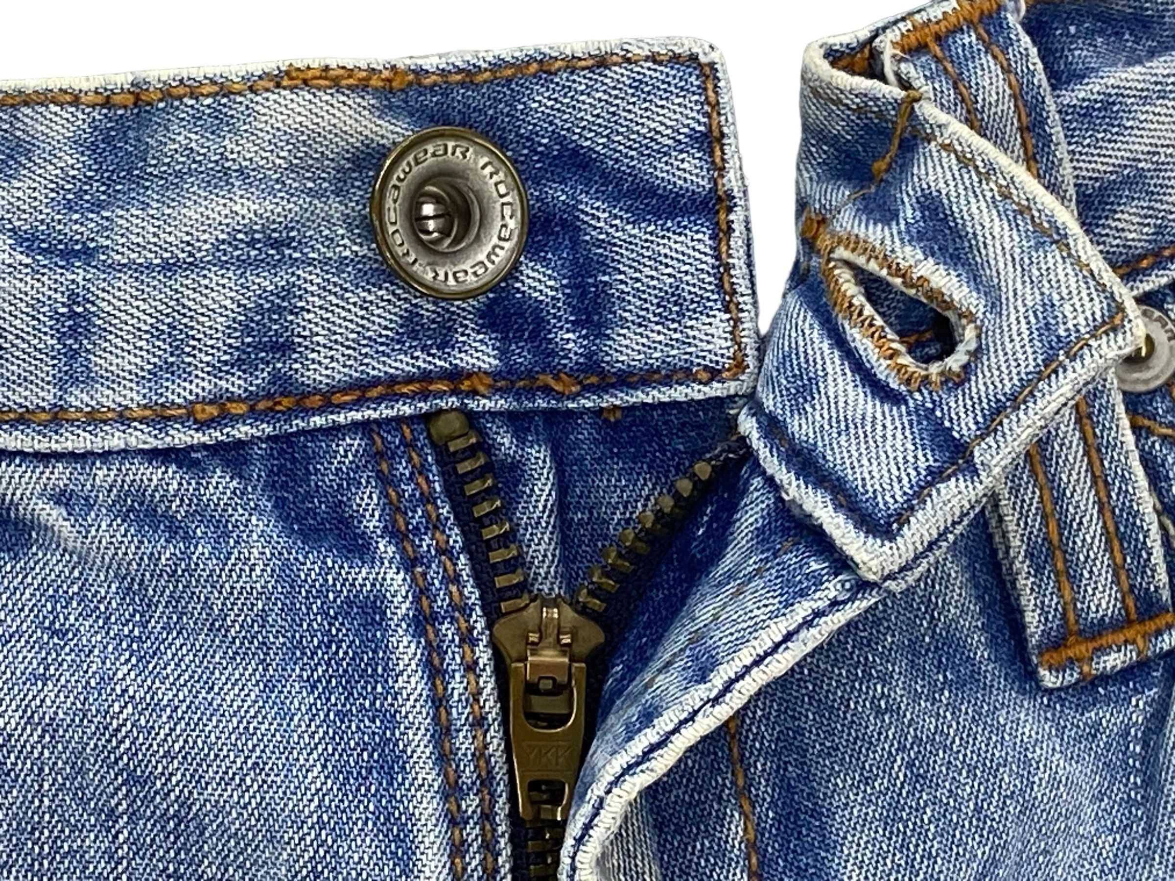 Rocawear Rocawear Carpenter Jeans Hip Hop Jay Z Medium Wash Men Jeans Size US 32 / EU 48 - 12 Thumbnail
