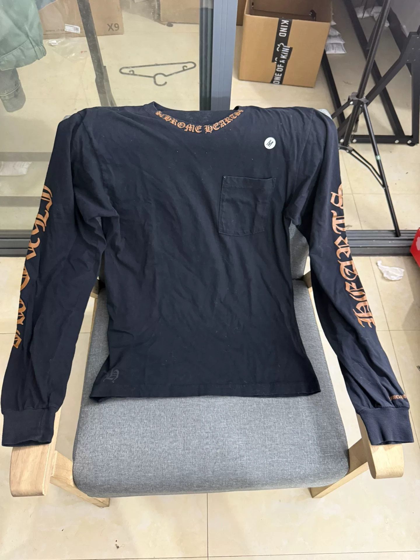 Chrome Hearts Chrome Hearts Sanskrit Arm Long Sleeve Top Size US M / EU 48-50 / 2 - 1 Thumbnail