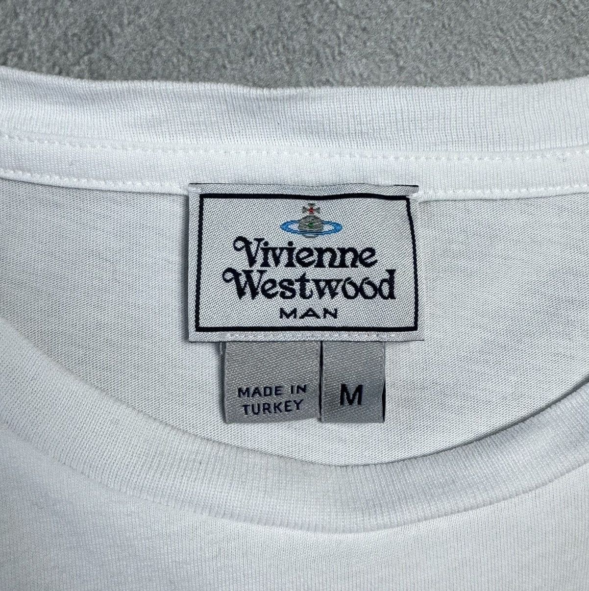Vintage Vivienne Westwood Small Logo Short Sleeve T-Shirt White Size US M / EU 48-50 / 2 - 8 Thumbnail