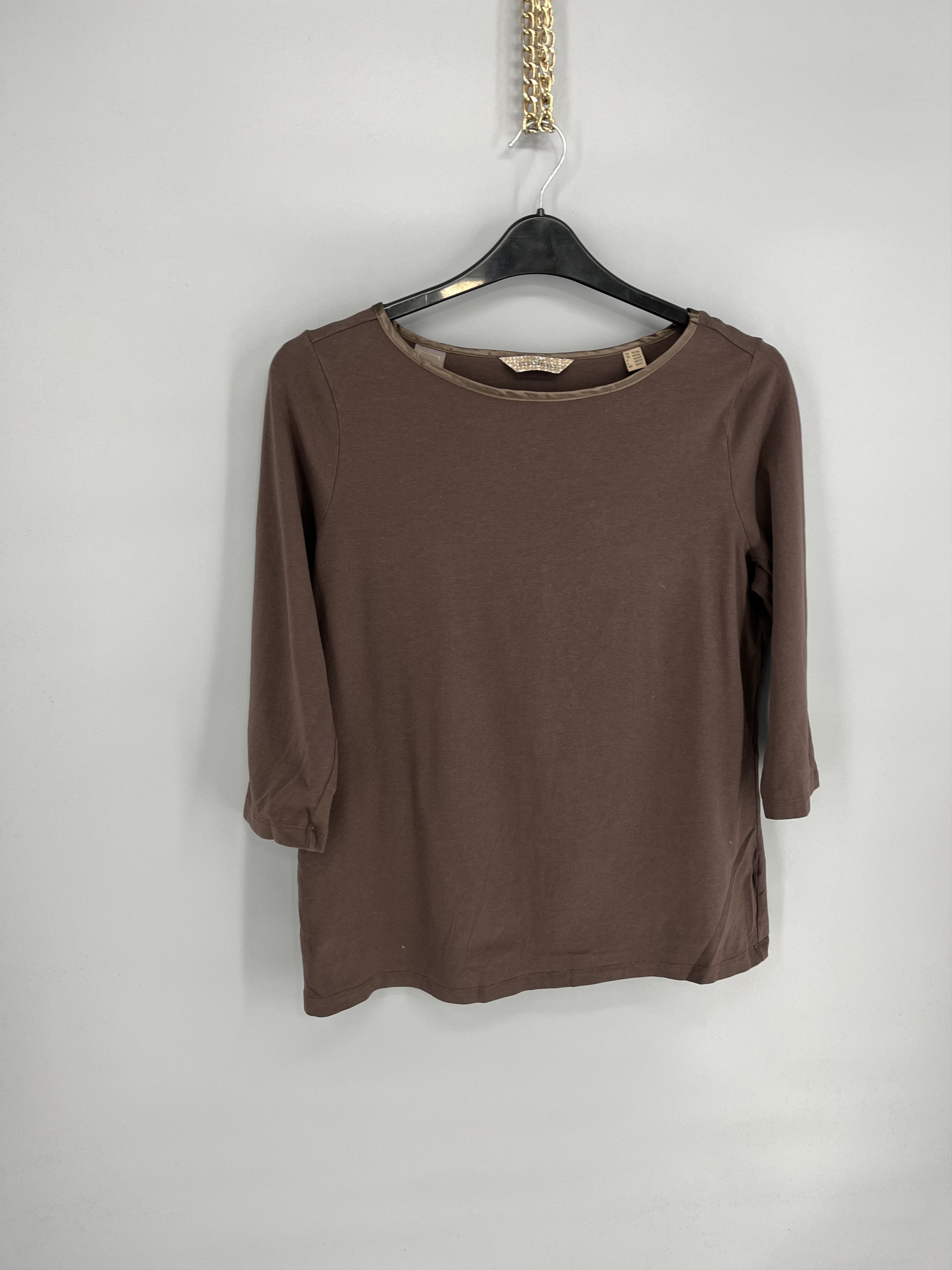 Vintage Vintage Fear of God Essentials Crew Neck Long Tshirt Tan Size XL / US 12-14 / IT 48-50 - 2 Thumbnail
