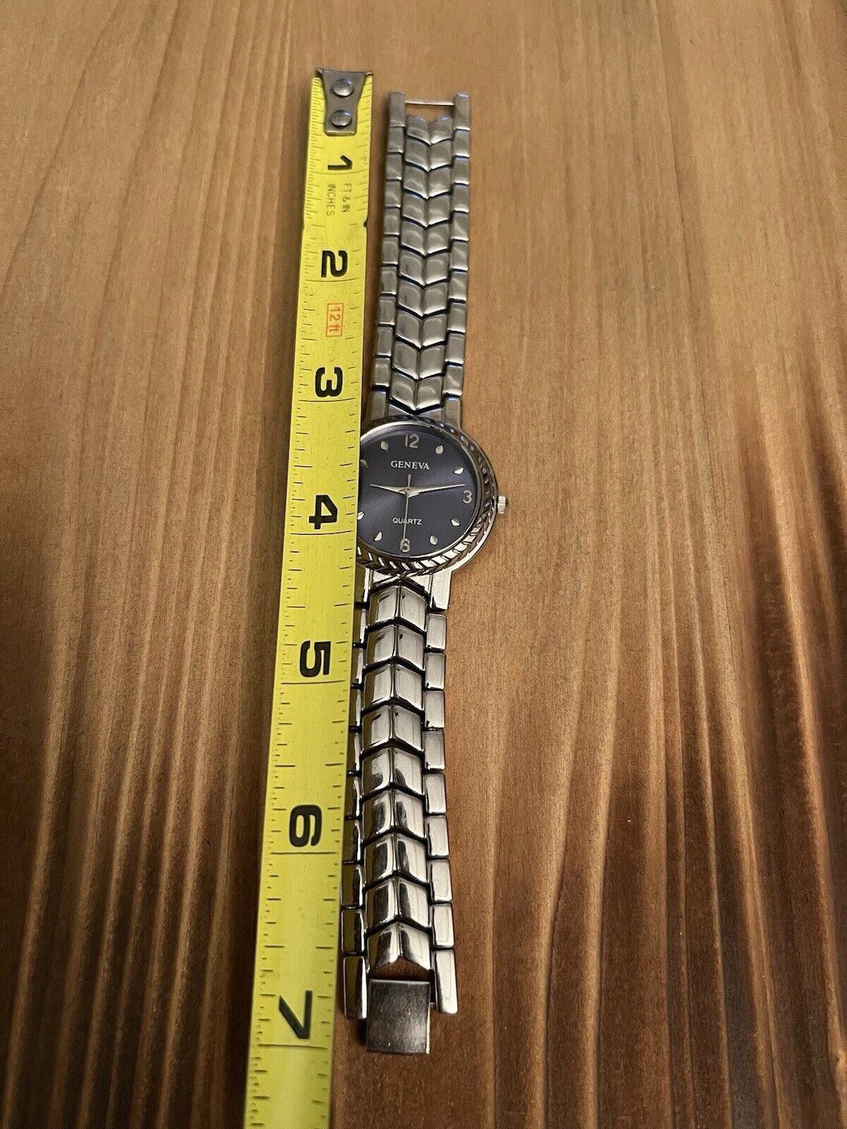 Geneva Geneva watch Blue Dial New Battery Size ONE SIZE - 3 Thumbnail