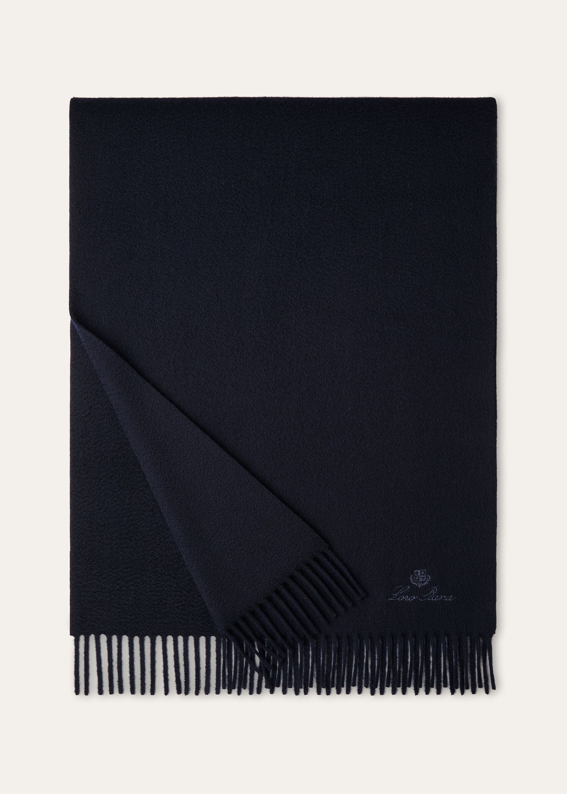 Loro Piana os11x0426 FAN8848 Size: OS / Extra Grande Unita Scarf Blue Size ONE SIZE - 1 Thumbnail