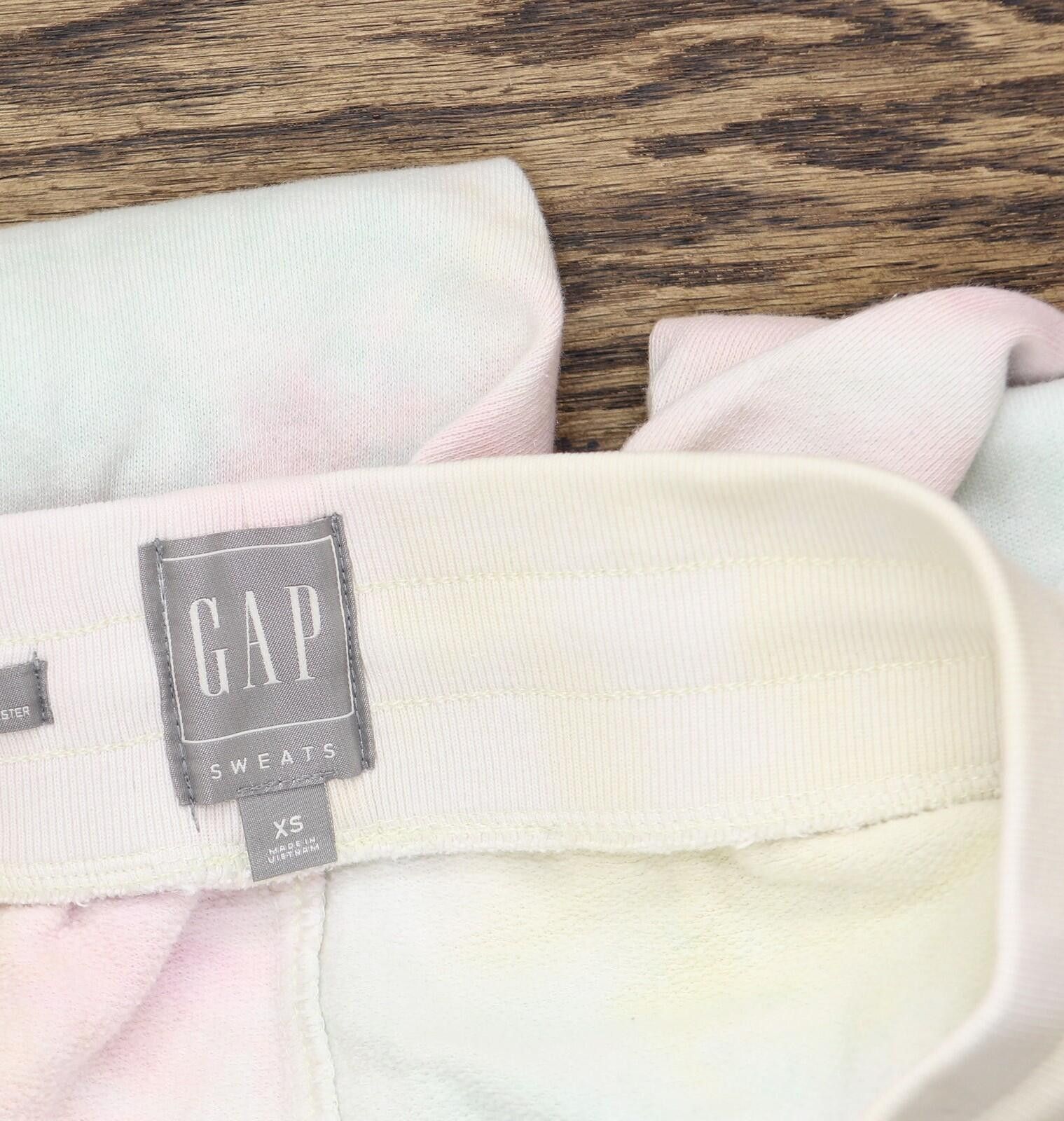 Gap Gap Womens Fleece Lounge Set Pants Top Pink Tie Dye Multi Xs Size 26" / US 2 / IT 38 - 7 Thumbnail