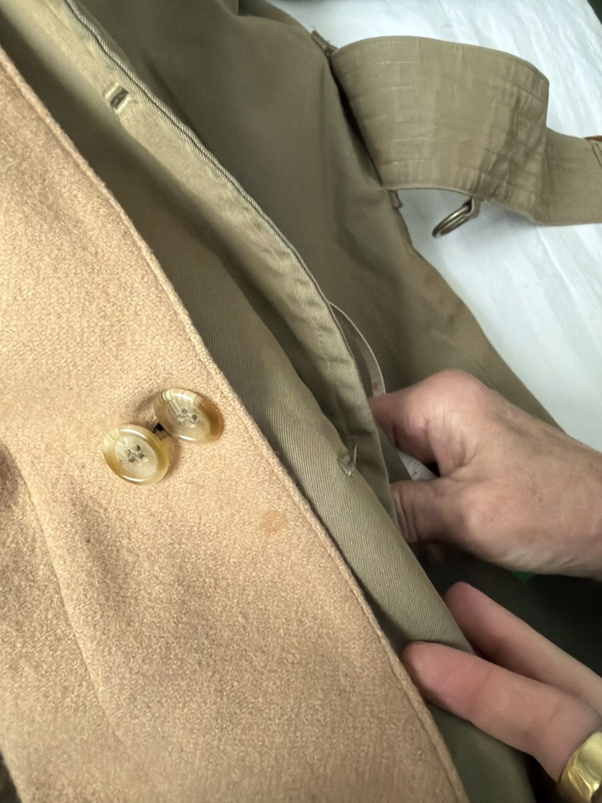 Burberry Vintage Burberrys’ Trench Coat 44R w/ Removable Wool Liner Size US S / EU 44-46 / 1 - 7 Thumbnail