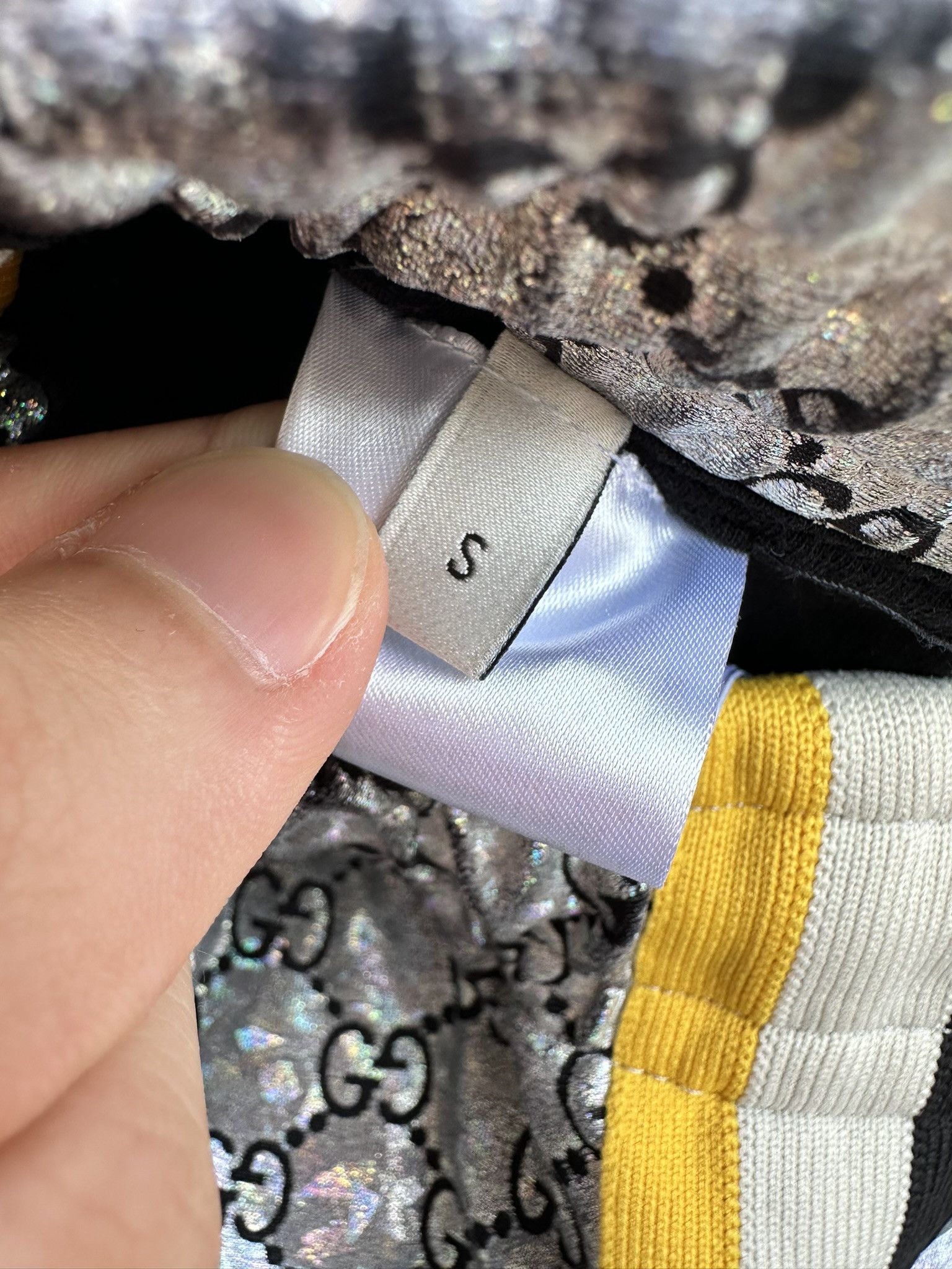 Gucci Gucci Sweatpants Monogram Shiny Silver Side Web Size US 28 / EU 44 - 10 Thumbnail