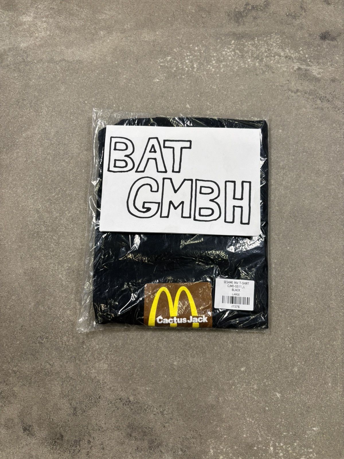 Travis Scott Travis Scott x McDonalds Sesame Inv T-Shir, Black Size US L / EU 52-54 / 3 - 7 Thumbnail