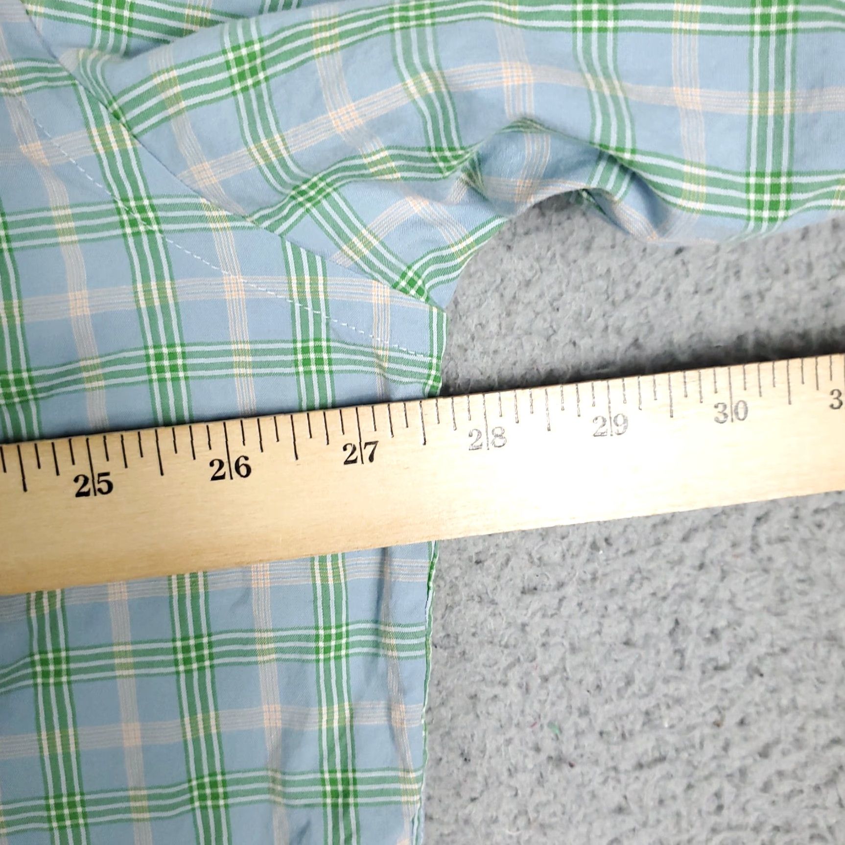 Cremieux Daniel Cremieux Classic Fit Plaid Button-Up Shirt XL Green Casual Mens Size US XL / EU 56 / 4 - 7 Thumbnail