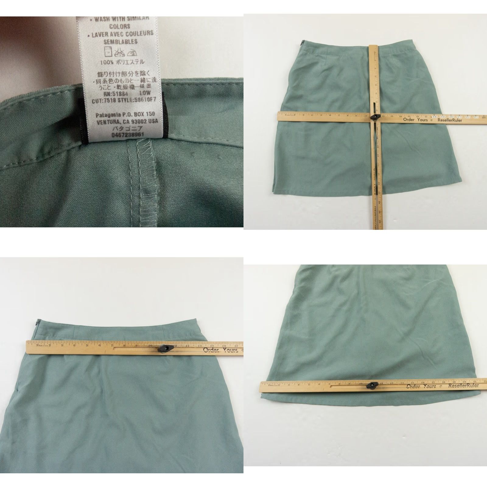 Patagonia Patagonia Women's Duway Skirt 4 Green Outdoor Activewear Mini Skirt - 2 in 1 Duway Skort 4 Womens Green Patagonia Skirt Size 27" / US 4 / IT 40 - 8 Thumbnail