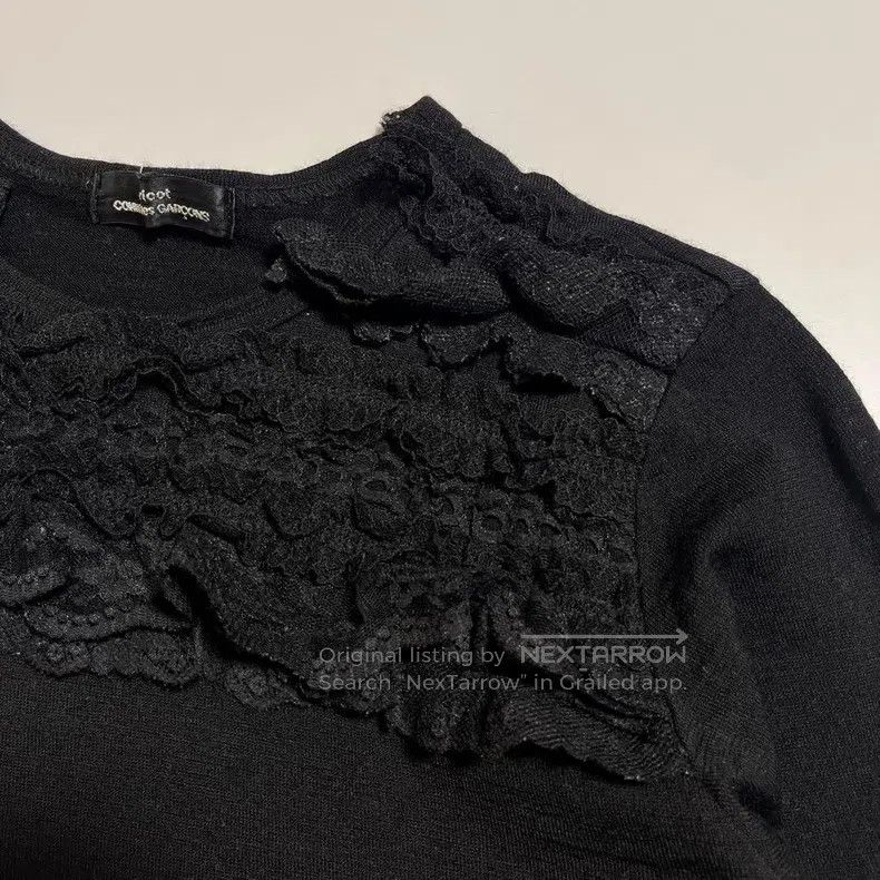 Comme des Garcons Comme Des Garcons Jacquard lotus wool long-sleeve Size S / US 4 / IT 40 - 5 Thumbnail