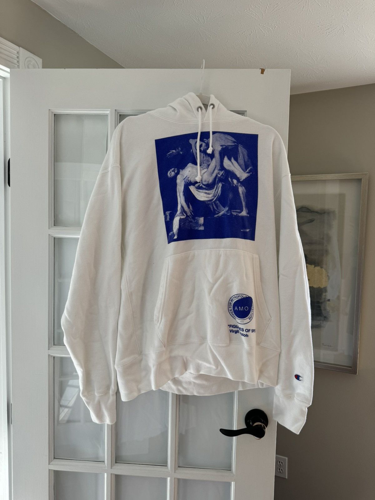 Off-White Virgil Abloh ICA Pyrex Off-White Hoodie | Grailed