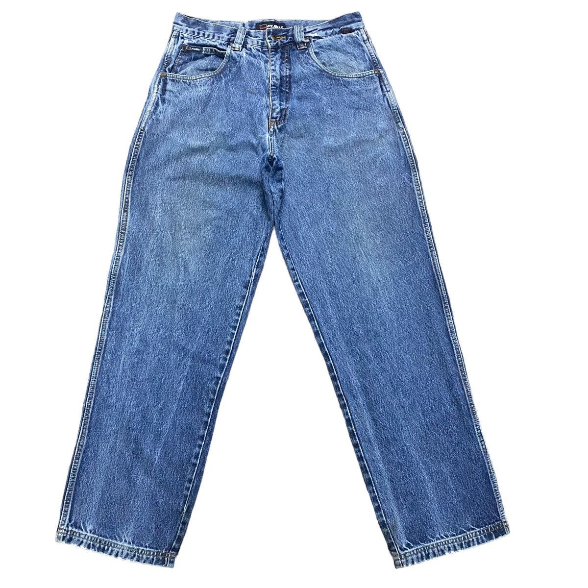 Fubu Vintage Fubu Light Wash Denim Baggy Jeans Size US 32 / EU 48 - 2 Thumbnail