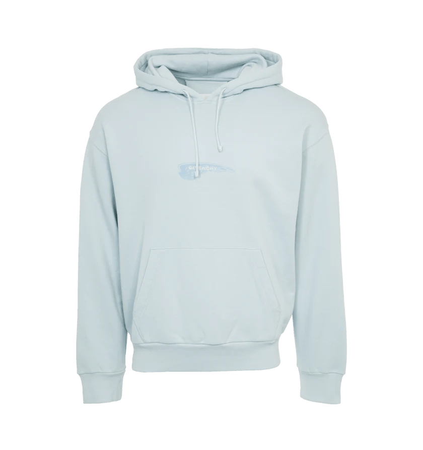 Givenchy o1h1sh11224 Boxy Fit Hoodie With Pocket in Sky Blue Size US XXL / EU 58 / 5 - 1 Thumbnail