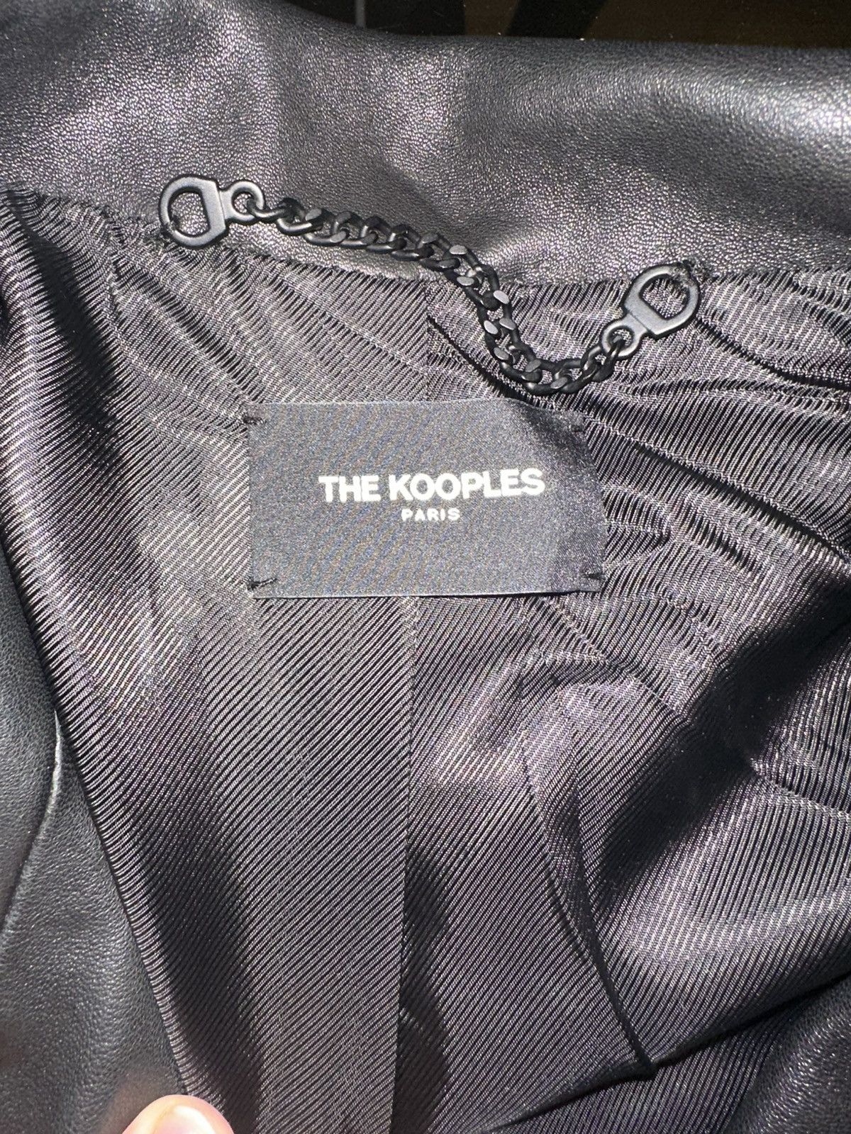The Kooples The Kooples Black Leather Jacket Size US XL / EU 56 / 4 - 3 Thumbnail