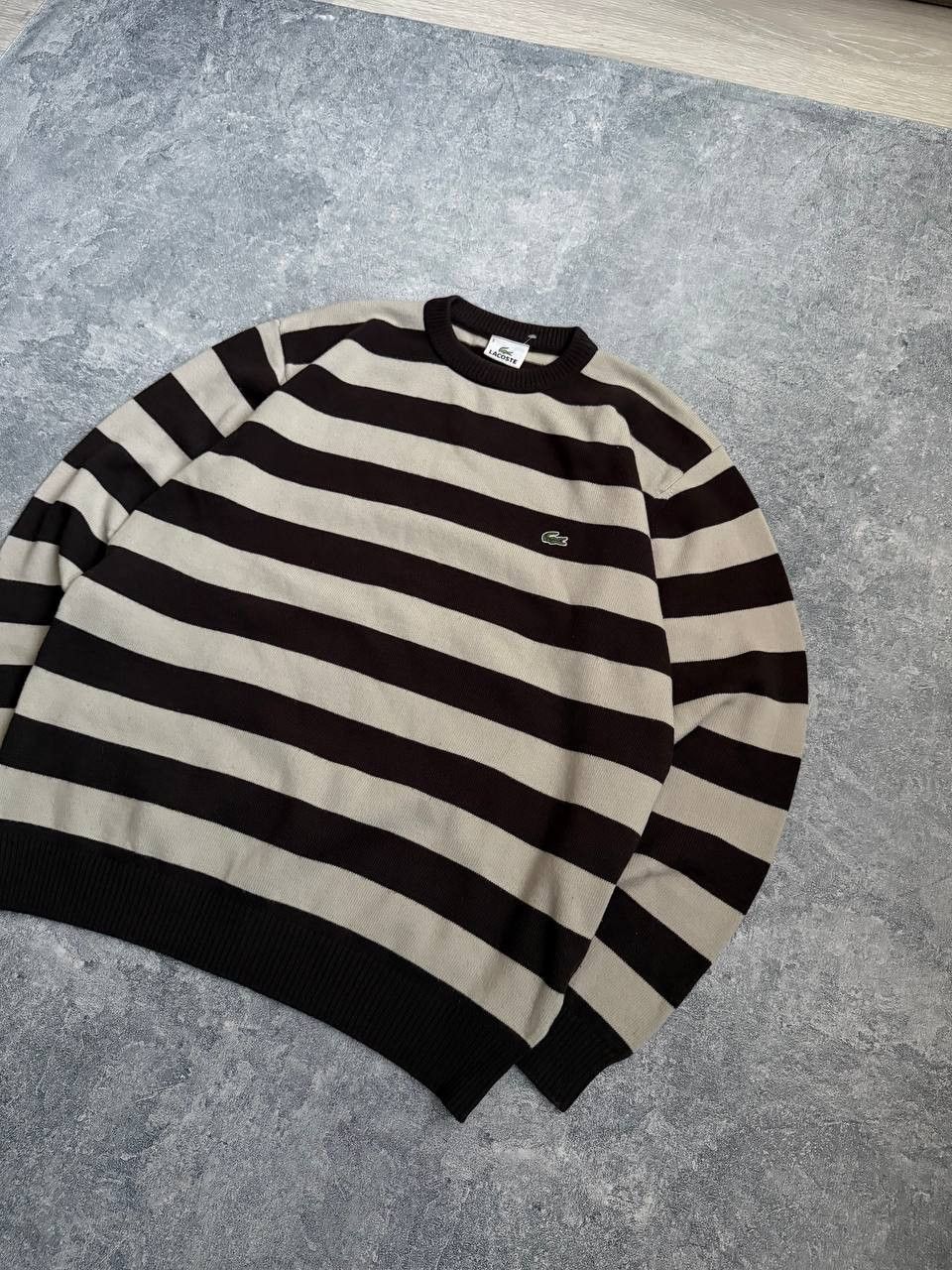 Lacoste Vintage Lacoste Stripped Sweater Mens L Size US L / EU 52-54 / 3 - 2 Thumbnail