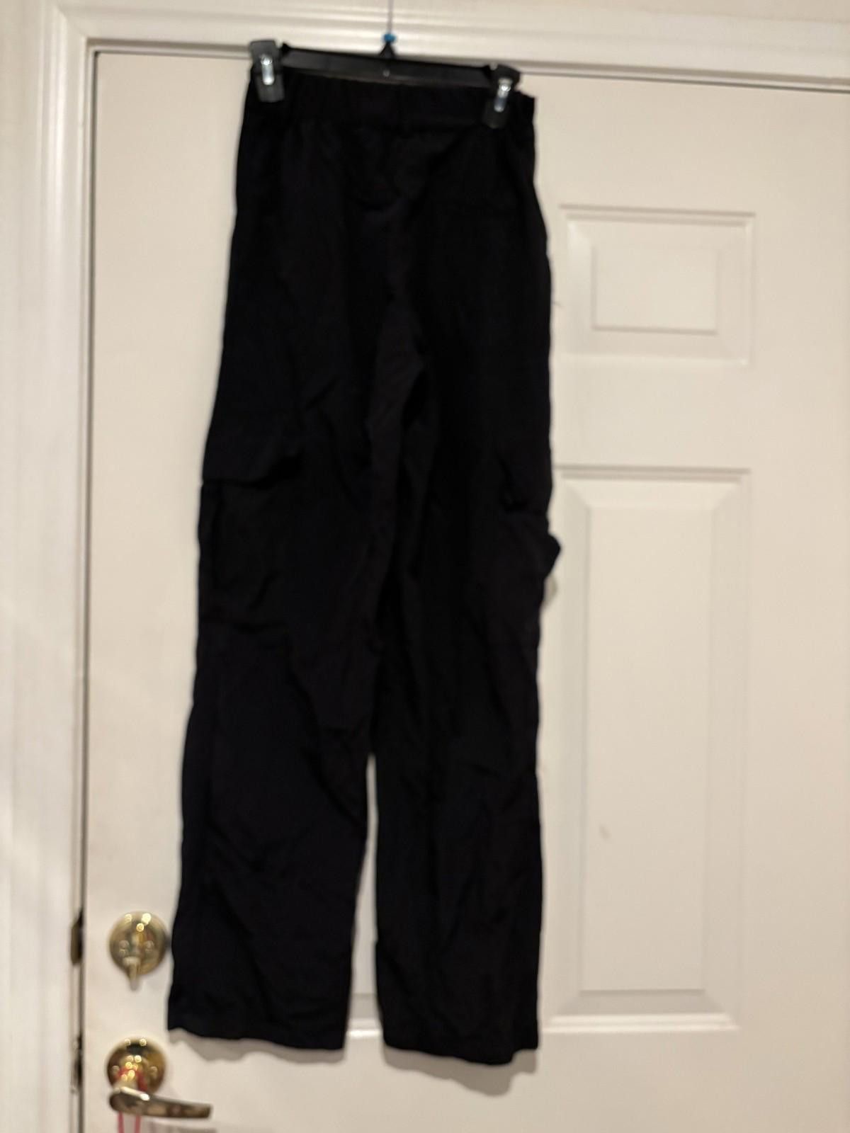 Designer Womens sz S Happily Grey black athletic cargo pants #550 Size 28" / US 6 / IT 42 - 3 Thumbnail
